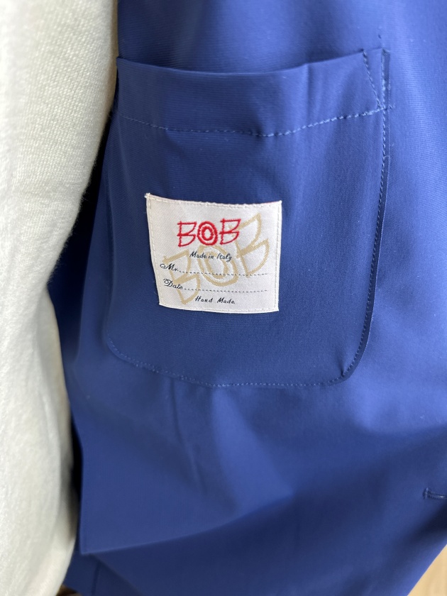 ボブ BOB ネイビー ストライプ サマージャケット BOB】ボブ senstive fabrics ジャケット | MANO（マーノ）｜公式