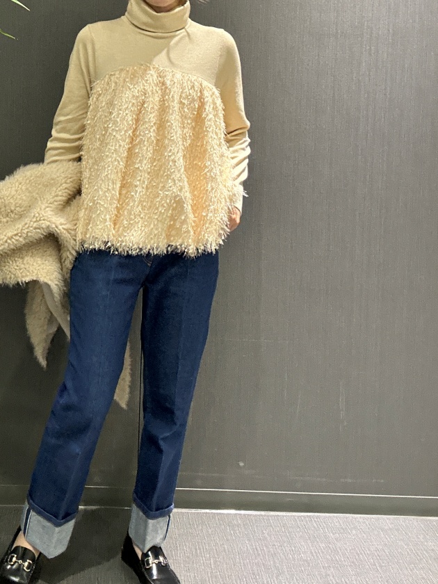 TORRAZZO DONNA トラッツォドンナ 6241-424 リブラメニットプル