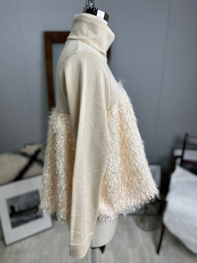 Torrazzo donna】シャギーニットバルーントップス | MANO