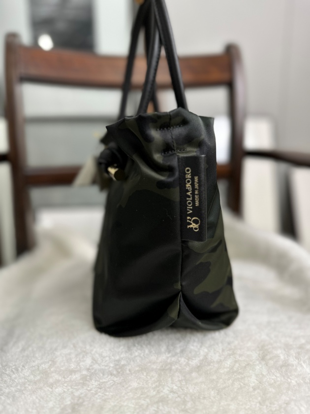 VIOLAd'ORO】カモフラージュ柄ナイロントートBag（Sサイズ