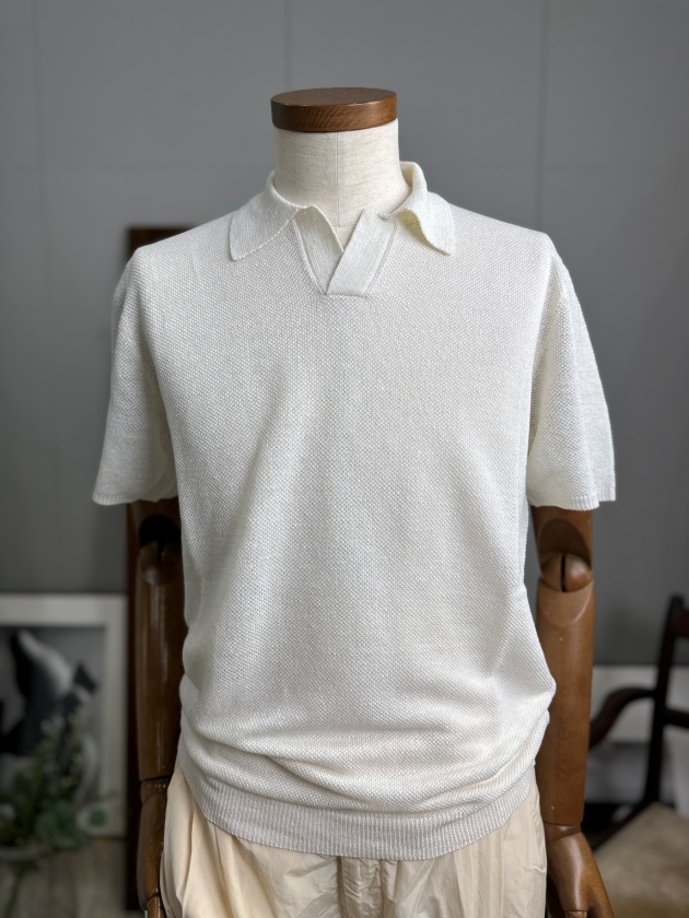 Bshop購入 試着のみ robert collina リネン ニット 麻 ROBERTO COLLINA（ロベルトコリーナ）の「【roberto collina
