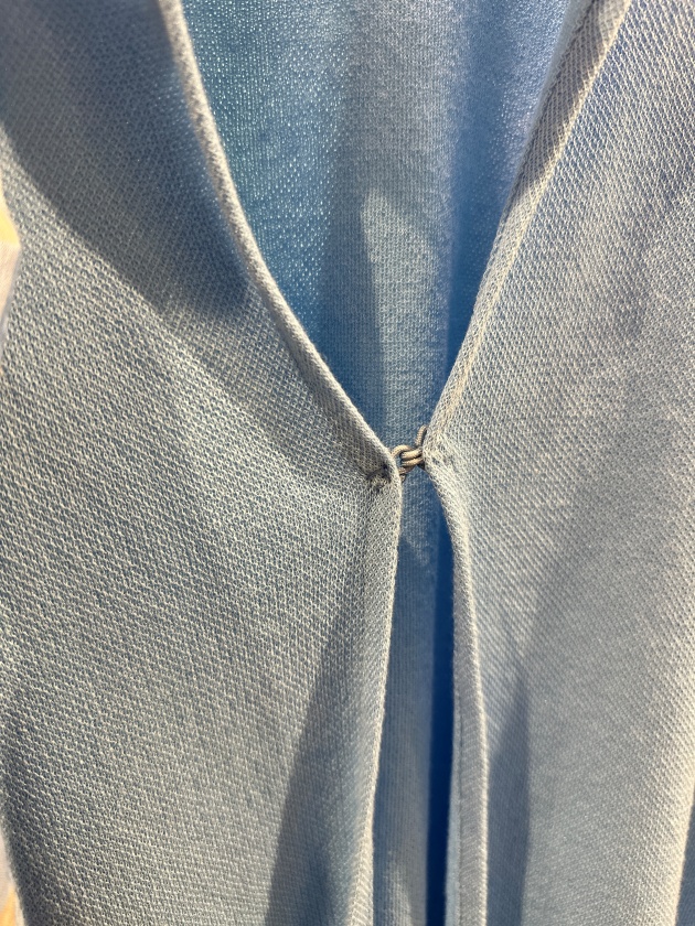 SEMICOUTURE セミクチュールバックレース&リボンニットイタリア製