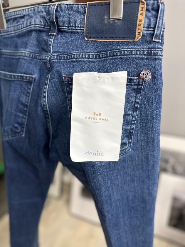 entre amis】 アントレアミ 5PK Slim Trousers スリムクロップド