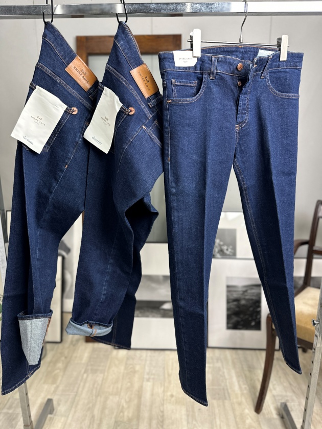 entre amis】 アントレアミ スリムフィットストレッチデニム A238177