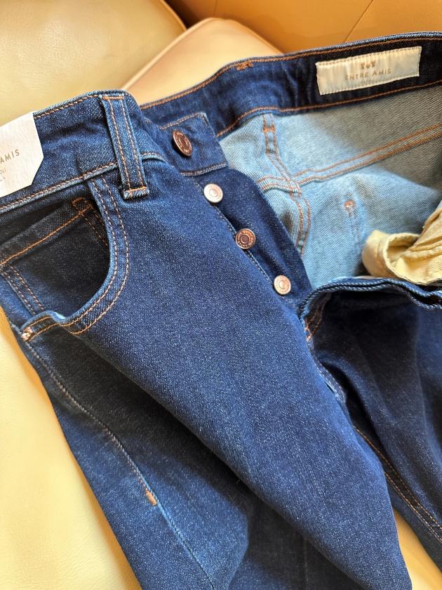 entre amis】 アントレアミ スリムフィットストレッチデニム A238177
