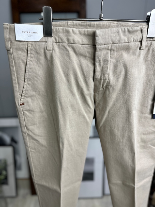 【新品】アントレアミ ストレッチ スラックス 白 ホワイト 32 L 8188-488-1089.jpg
