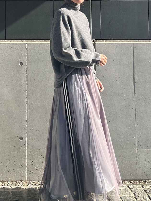 MONILE】モニーレ チュールサイドラインスカート | MANO（マーノ