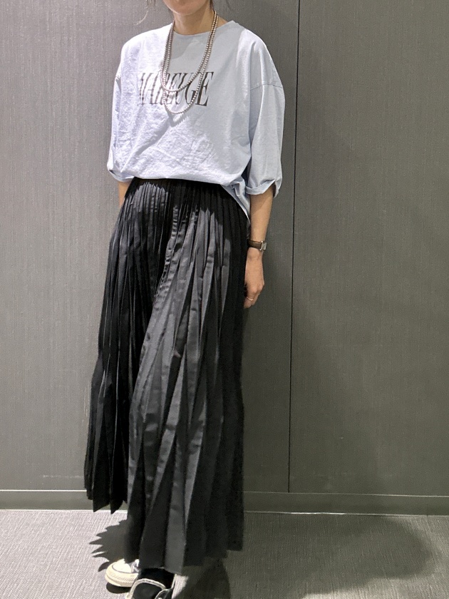 MARILYN MOON / モダンレースIライン/ロングスカート/FREE/ナイロン/BLU/4251-001 MARILYN MOON】マリリンムーン モダンプリーツスカート | MANO（マーノ