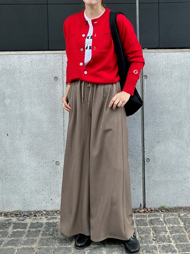 イシカワラボ　2段プリーツパンツ　MONILE モニーレ イシカワラボ 2段プリーツパンツ MONILE モニーレ イシカワラボ2