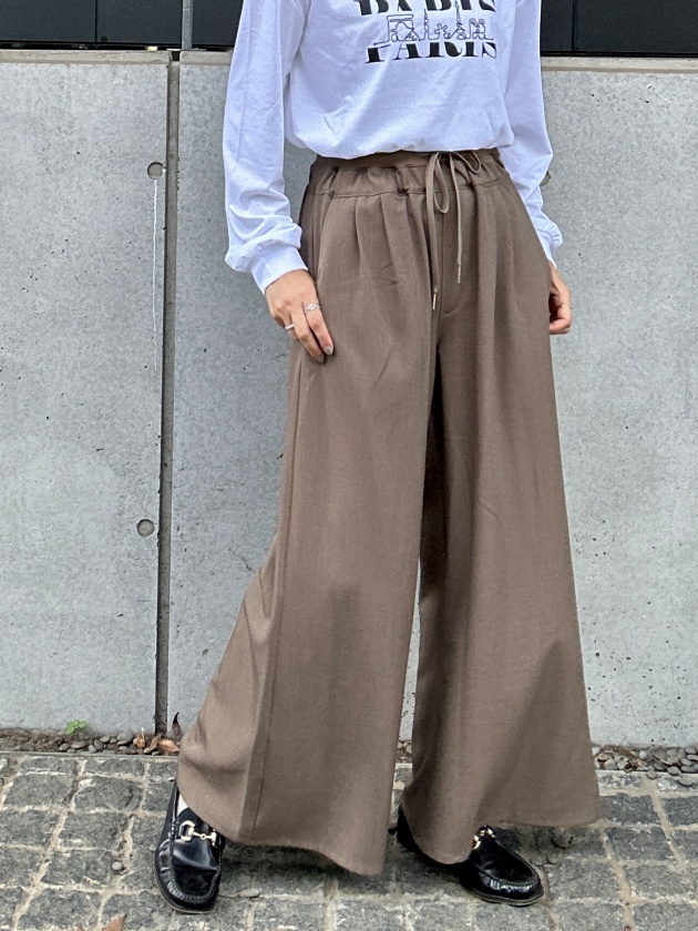 MONILE】モニーレ ダブルウエストワイドパンツ | MANO（マーノ）｜公式