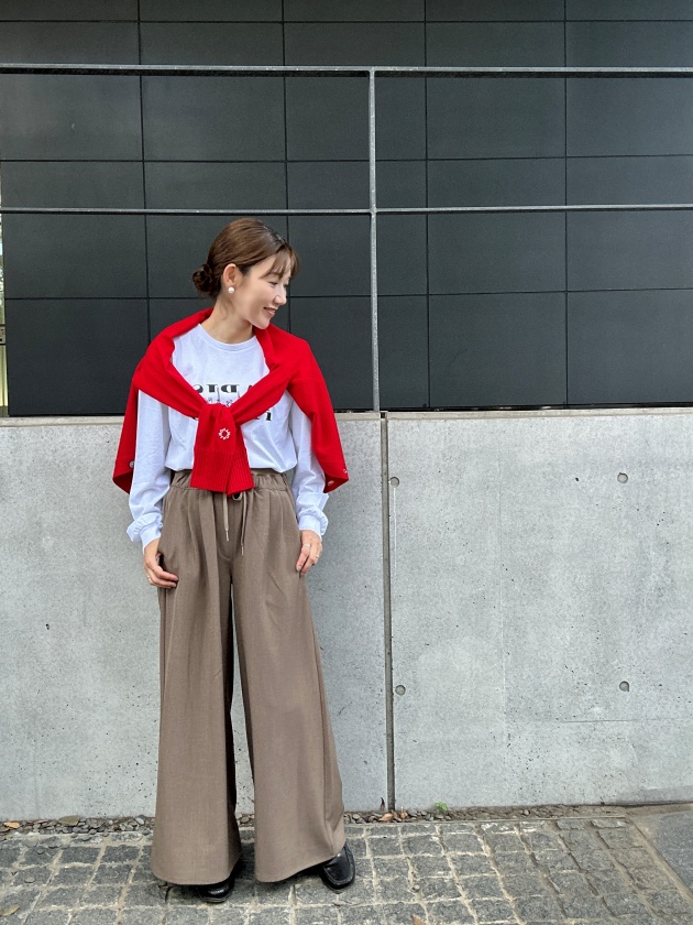 MONILE】モニーレ ダブルウエストワイドパンツ | MANO（マーノ）｜公式