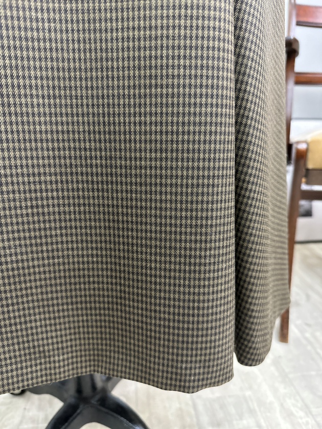 UJOH】ウジョー V-NECK Flare Dress ガンクラブチェック UJOH】ウジョー V-NECK Flare Dress ガンクラブチェック