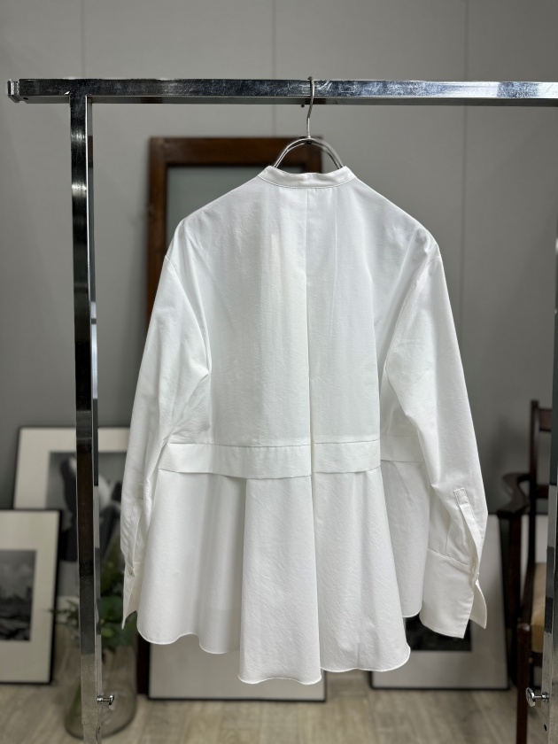 MARILYN MOON】マリリンムーン タックフリルフレアシャツ tuck frill