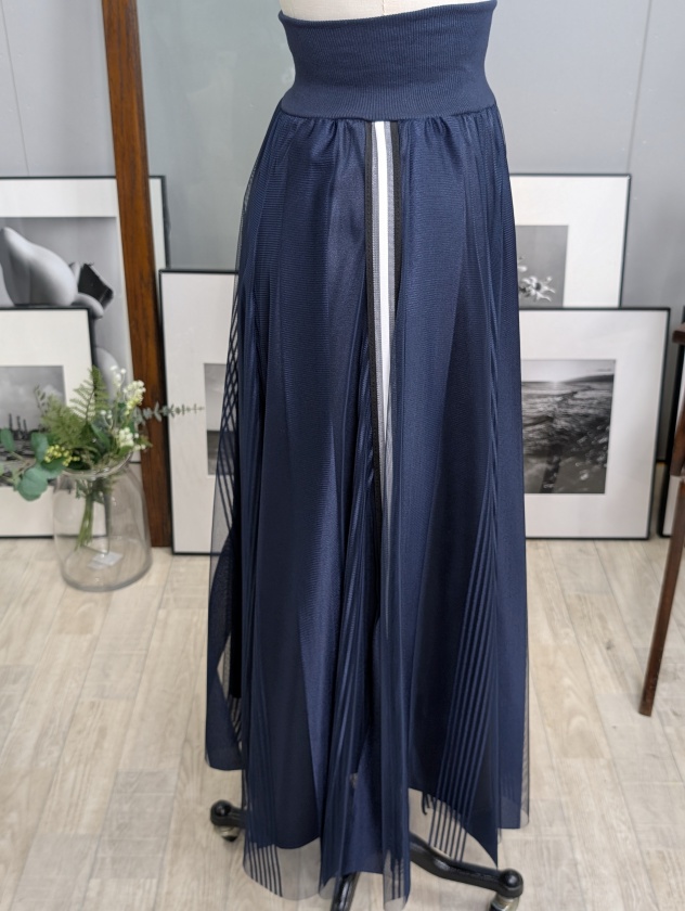 再入荷【MONILE】モニーレ ストライプチュールサイドライン