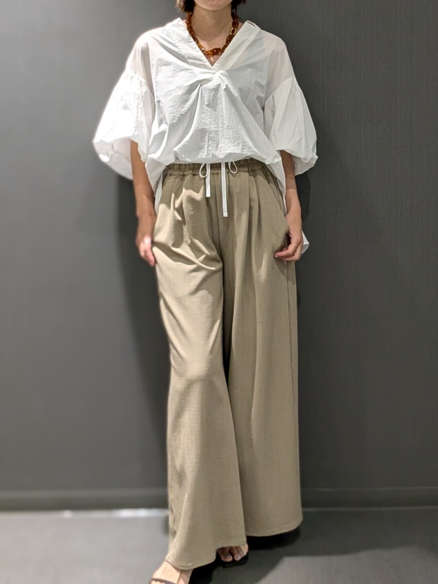 MONILE】モニーレ ダブルウエストワイドパンツ | MANO（マーノ）｜公式