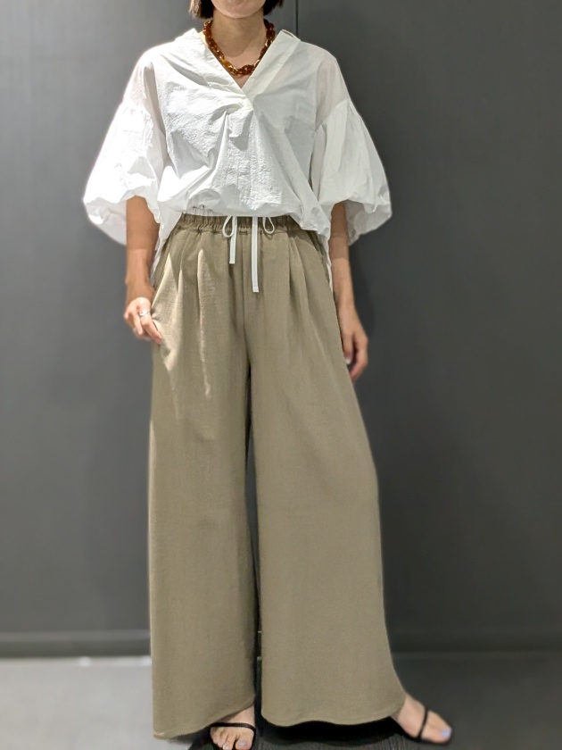 MONILE】モニーレ ダブルウエストワイドパンツ | MANO（マーノ）｜公式