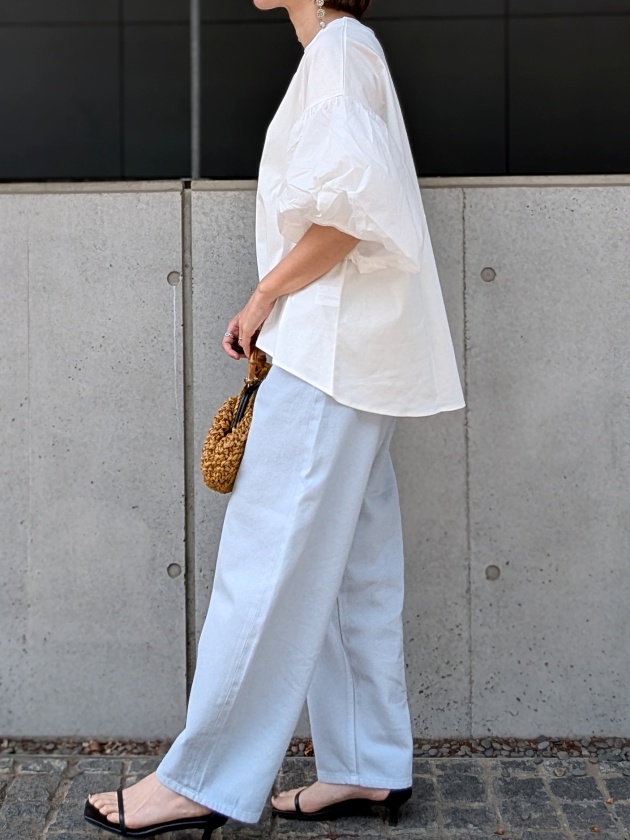 straightline デニム mikado ミカド harka着用