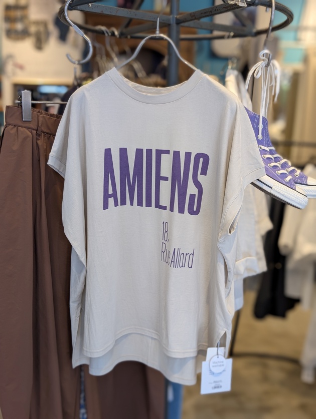 新品　MICA&DEAL 長袖スウェットTシャツ　グレージュ　定価16500円 新品 MICA&DEAL 長袖スウェットTシャツ グレージュ 定価16500円