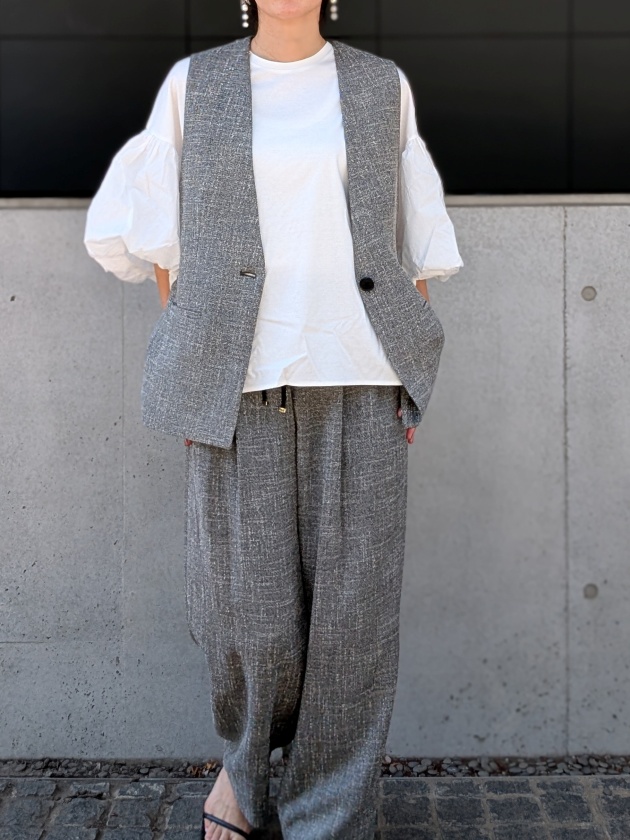 再入荷【passione】パシオーネ ツイードパンツ(セットアップ可) | MANO