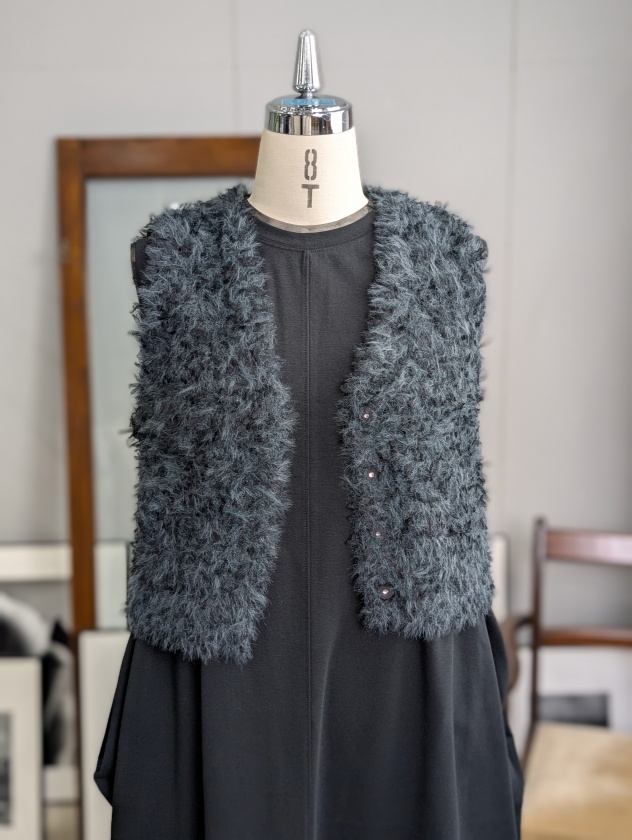 TORRAZZO DONNA トラッゾドンナ ファンシーヤーンニットビスチェ