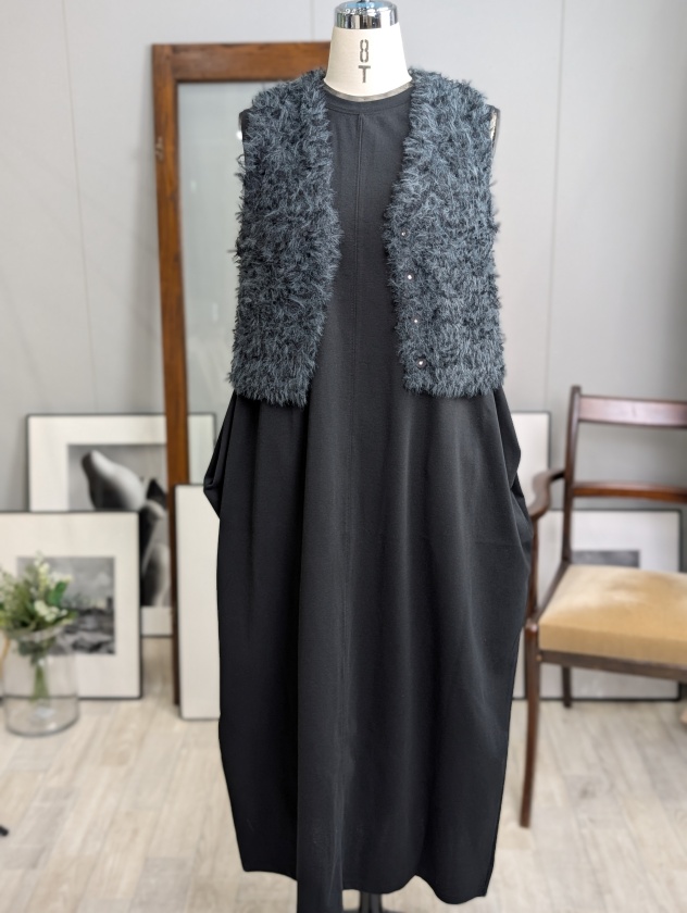 Torrazzo donna】ファンシーヤーンニットビスチェ | MANO（マーノ