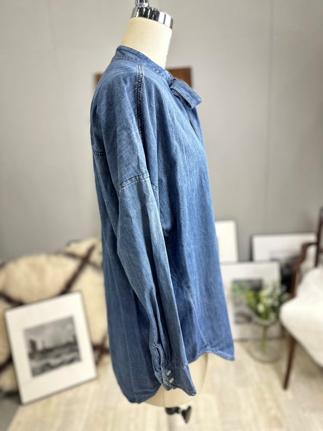 再入荷【passione】デニムボウタイブラウス | MANO（マーノ）｜公式