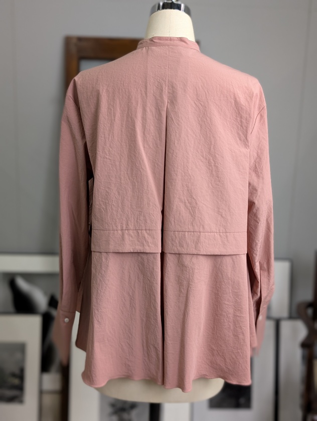 MARILYN MOON】マリリンムーン タックフリルフレアシャツ tuck frill