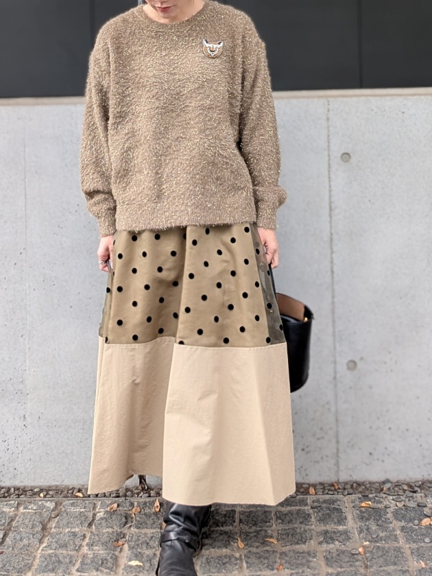 Torrazzo donna】トラッゾドンナ グリッターニットトップス | MANO