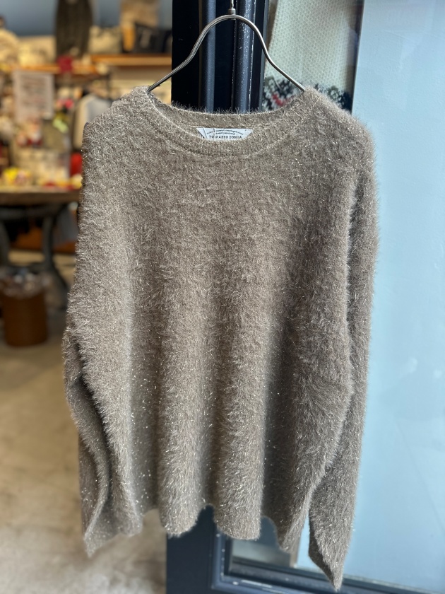 値下げ　新品　TORRAZZO DONNA ニット　モヘア Torrazzo Donna（トラッゾドンナ）の「TORRAZZO DONNA モヘアニット