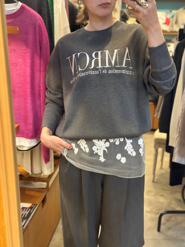 MICA&DEAL】MICA&DEAL × MARICANA ロゴニットプルオーバー | MANO