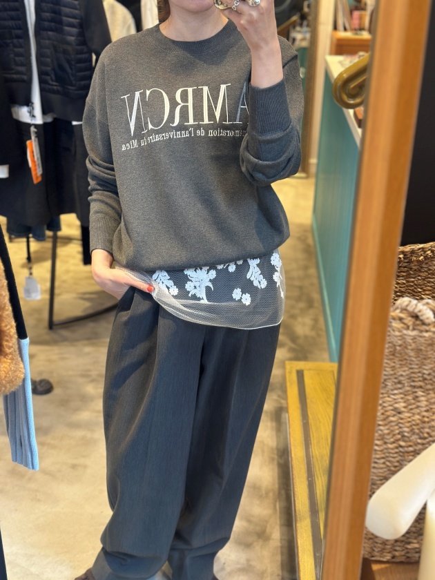 MICA&DEAL】MICA&DEAL × MARICANA ロゴニットプルオーバー | MANO