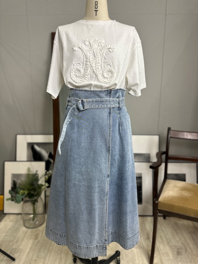 Masaco Teranishi】HEMP LOGO TEE 立体刺繍Tシャツ（ヘンプコットン