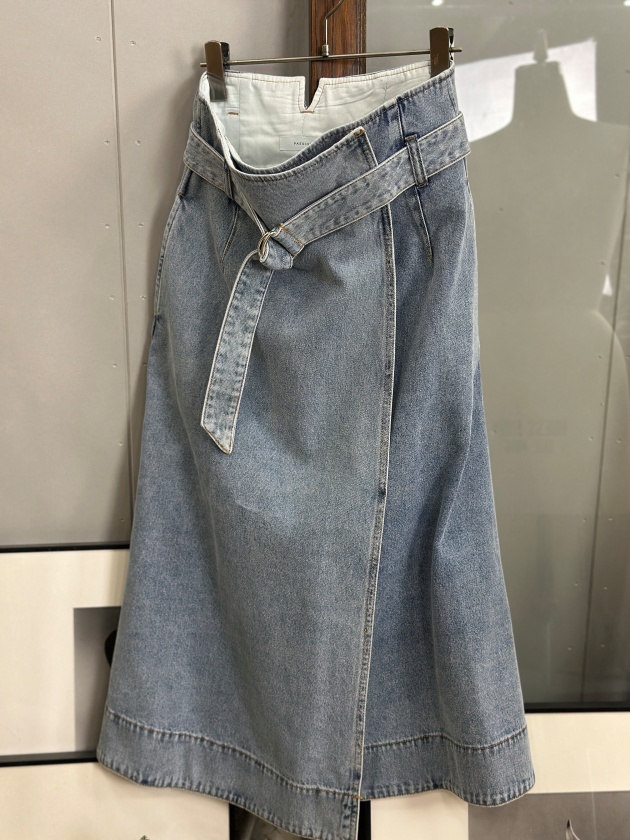 passione】パシオーネ ラップデニムスカート wrap denim skirt | MANO
