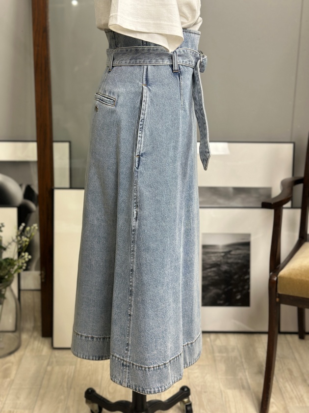 passione】パシオーネ ラップデニムスカート wrap denim skirt | MANO