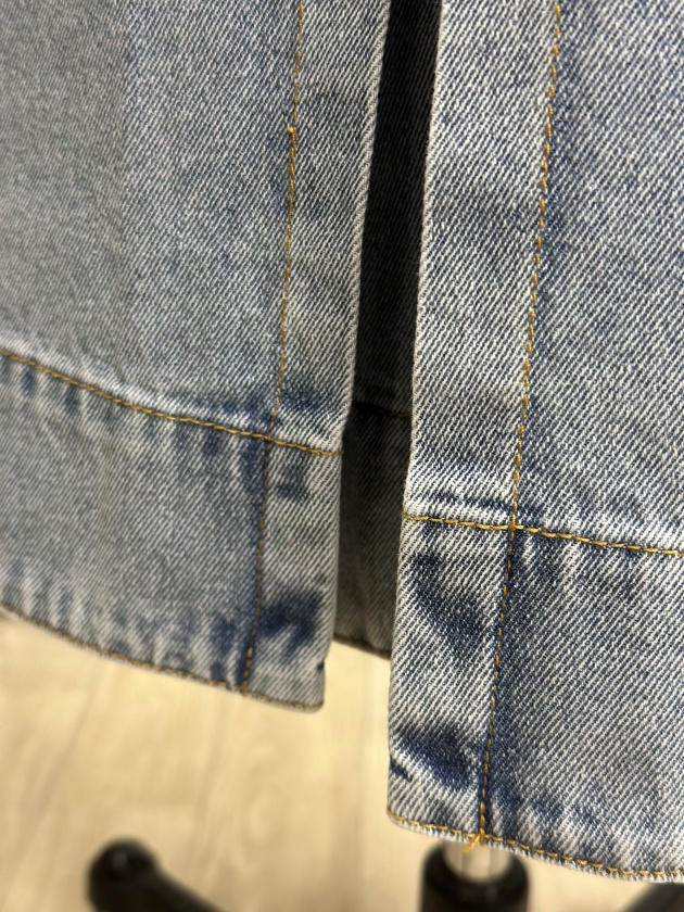 再入荷【passione】パシオーネ ラップデニムスカート wrap denim skirt