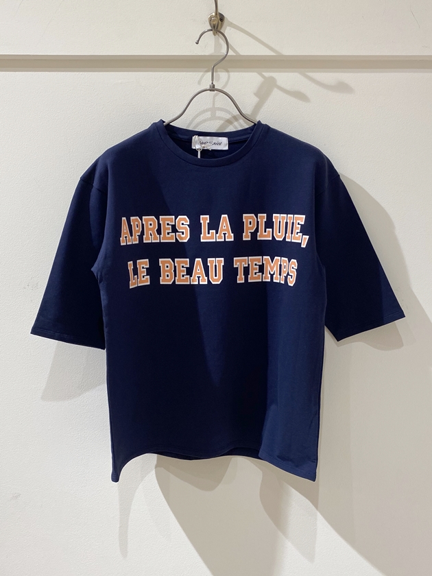 M&L】WEB限定・5分袖Tシャツ APRES LA PLUIE, LE BEAU TEMPS | MANO ...
