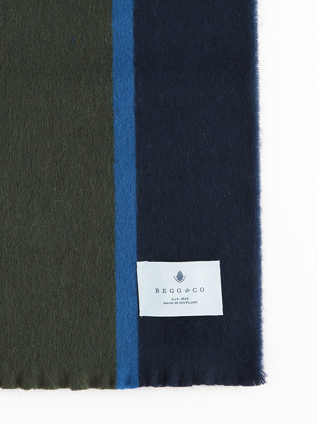 値下げBEGG&COマフラー 楽天市場】BEGG&CO ベグアンドコー マフラー Arran Plain Dark
